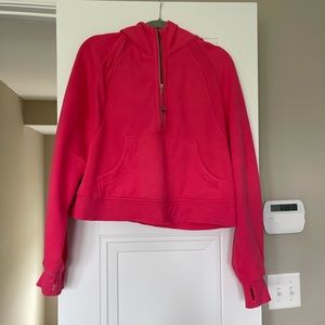 Lululemon Scuba Oversized Half-Zip Hoodie, Size M/L, Color Lipgloss